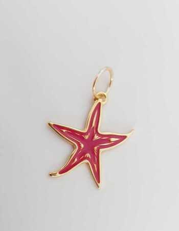 imagem PINGENTE ESTRELA DO MAR FUCSIA - UNIDADE 